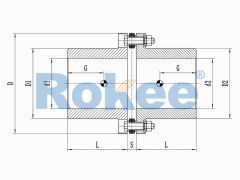 RLA Shim Pack Coupling,RLA Standard Single Diaphragm Coupling