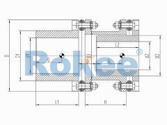 RLAR Shim Pack Coupling,RLAR Single Shaft Sleeve Reverse-mounting Diaphragm Coupling