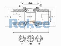 RLQU Shim Pack Coupling,RLQU Improved Flange Quick Installation Diaphragm Coupling