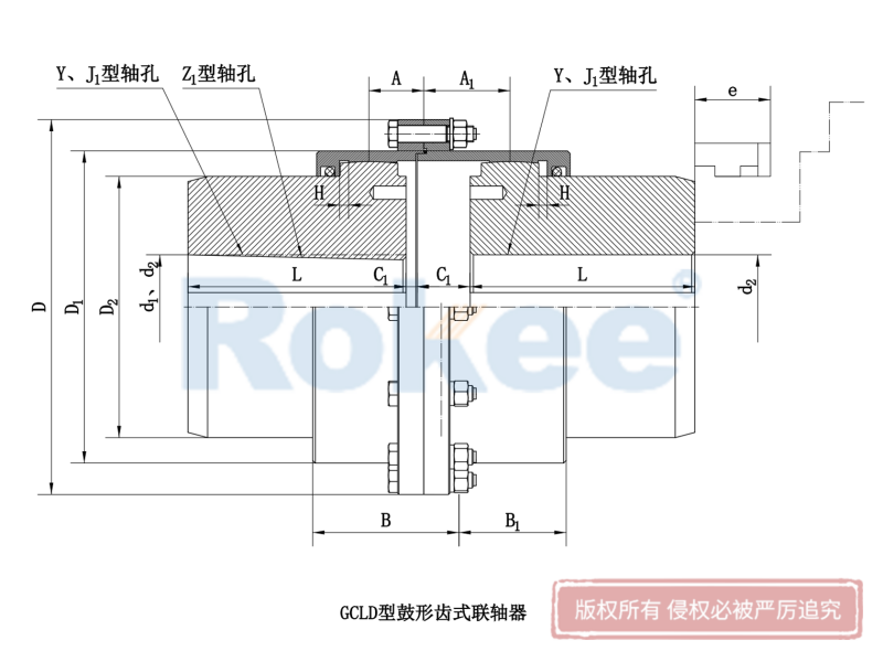 GCLD型電動(dòng)機(jī)軸伸鼓形齒式聯(lián)軸器.png